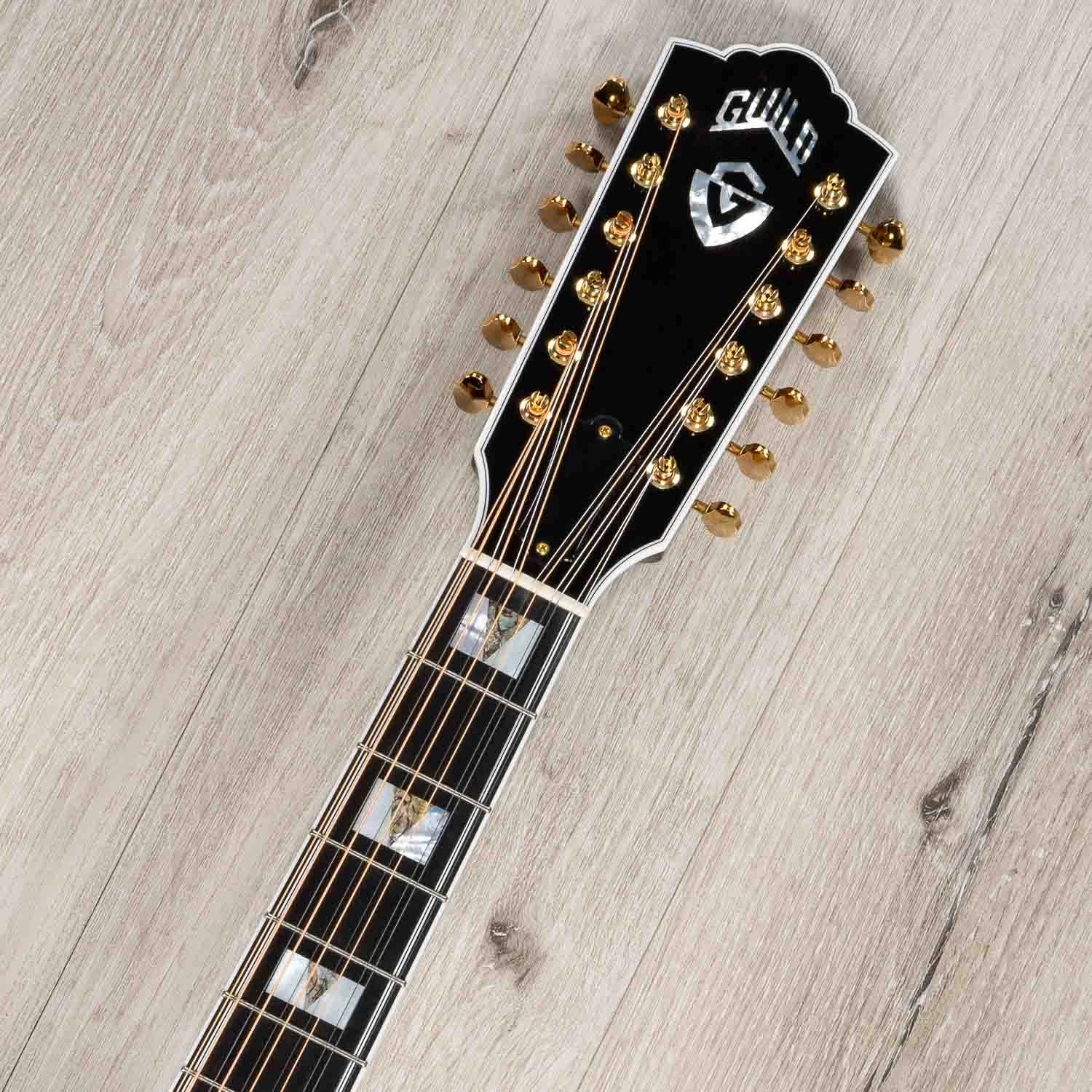 Guild F-512E Maple Jumbo 12-String Acoustic-Electric Guitar, Antique Sunburst 10 Guild F-512E Maple Jumbo 12-String Acoustic-Electric Guitar, Antique Sunburst - Image 8