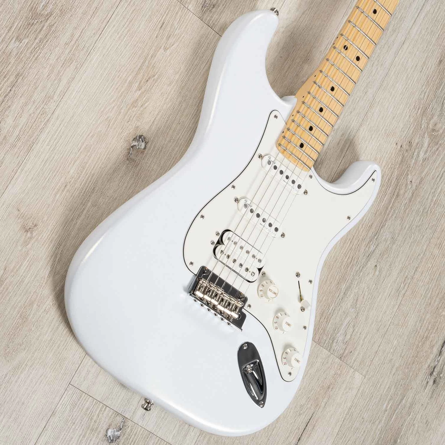 Fender Juanes Stratocaster Guitar, Maple Fretboard, Luna White 4 Fender Juanes Stratocaster Guitar, Maple Fretboard, Luna White - Image 2