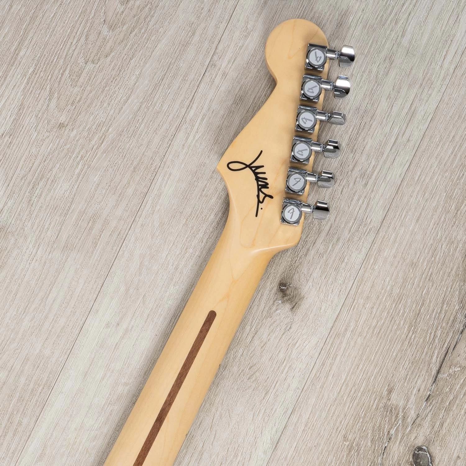 Fender Juanes Stratocaster Guitar, Maple Fretboard, Luna White 12 Fender Juanes Stratocaster Guitar, Maple Fretboard, Luna White - Image 10