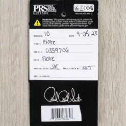 PRS Paul Reed Smith Fiore Mark Lettieri Guitar, Maple Fretboard, Black Iris -Musical Instrument Shop 20230824 dsc04652 1