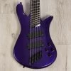 Spector NS Dimension 5 HP Multi-Scale 5-String Bass, Ebony Fretboard, EMG 45DC, Plum Crazy Gloss