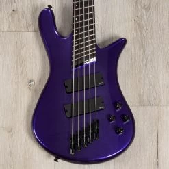 Spector NS Dimension 5 HP Multi-Scale 5-String Bass, Ebony Fretboard, EMG 45DC, Plum Crazy Gloss