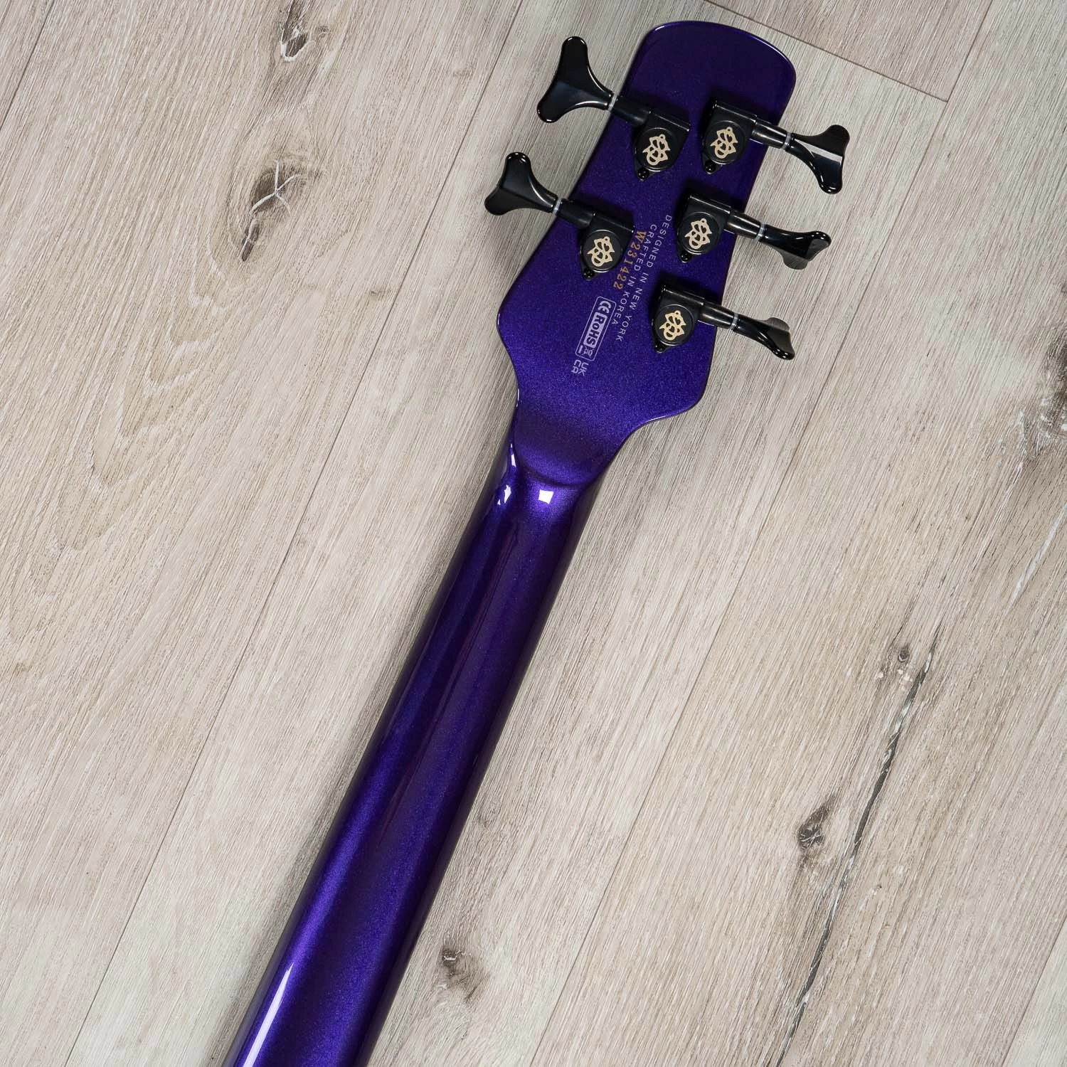 Spector NS Dimension 5 HP Multi-Scale 5-String Bass, Ebony Fretboard, EMG 45DC, Plum Crazy Gloss 12 Spector NS Dimension 5 HP Multi-Scale 5-String Bass, Ebony Fretboard, EMG 45DC, Plum Crazy Gloss - Image 10