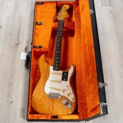 Fender American Vintage II 1973 Stratocaster Guitar, Rosewood Fretboard, Aged Natural -Musical Instrument Shop 20230825 dsc04892 1