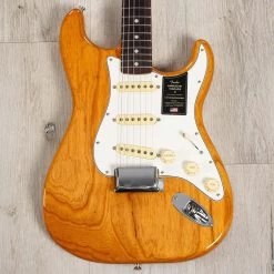 Fender American Vintage II 1973 Stratocaster Guitar, Rosewood Fretboard, Aged Natural -Musical Instrument Shop 20230825 dsc04902 1