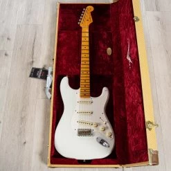 Fender Custom Shop S23 Limited Edition '56 Strat Journeyman Relic Guitar, '55 Desert Tan -Musical Instrument Shop 20230825 dsc05033