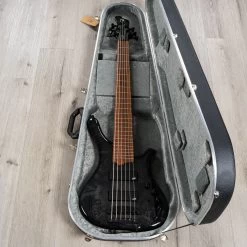 Mayones Comodous 6 6-String Bass, Pau Ferro Fretboard, 3A Eye Poplar Top, Liquid Black Gloss -Musical Instrument Shop 20230830 dsc05836