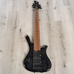 Mayones Comodous 6 6-String Bass, Pau Ferro Fretboard, 3A Eye Poplar Top, Liquid Black Gloss -Musical Instrument Shop 20230830 dsc05841
