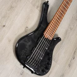 Mayones Comodous 6 6-String Bass, Pau Ferro Fretboard, 3A Eye Poplar Top, Liquid Black Gloss -Musical Instrument Shop 20230830 dsc05846