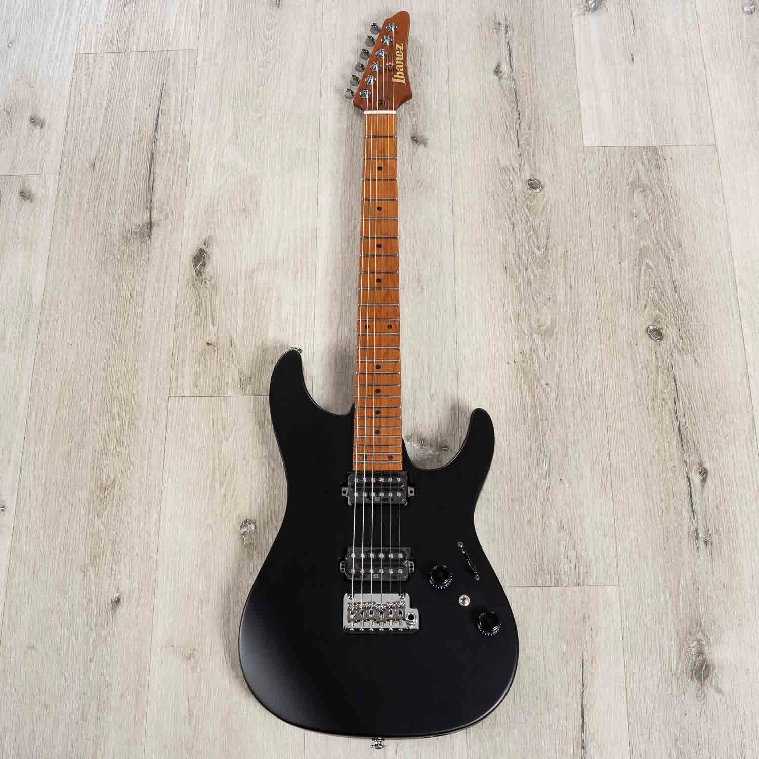 Ibanez AZ2402 AZ Prestige Guitar, Roasted Maple Fretboard, Black Flat 5 Ibanez AZ2402 AZ Prestige Guitar, Roasted Maple Fretboard, Black Flat - Image 3