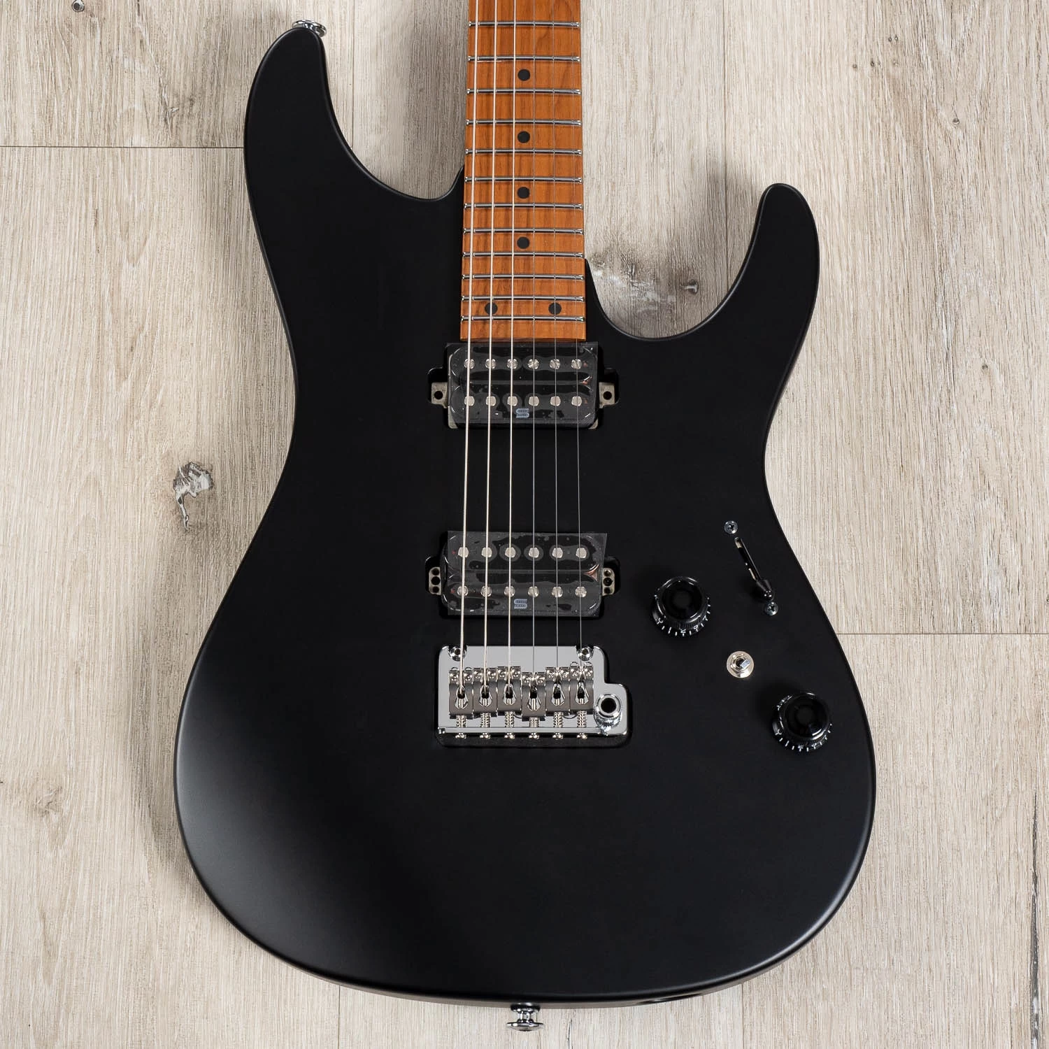 Ibanez AZ2402 AZ Prestige Guitar, Roasted Maple Fretboard, Black Flat 3 Ibanez AZ2402 AZ Prestige Guitar, Roasted Maple Fretboard, Black Flat