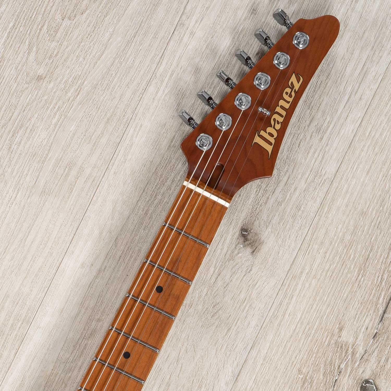 Ibanez AZ2402 AZ Prestige Guitar, Roasted Maple Fretboard, Black Flat 10 Ibanez AZ2402 AZ Prestige Guitar, Roasted Maple Fretboard, Black Flat - Image 8