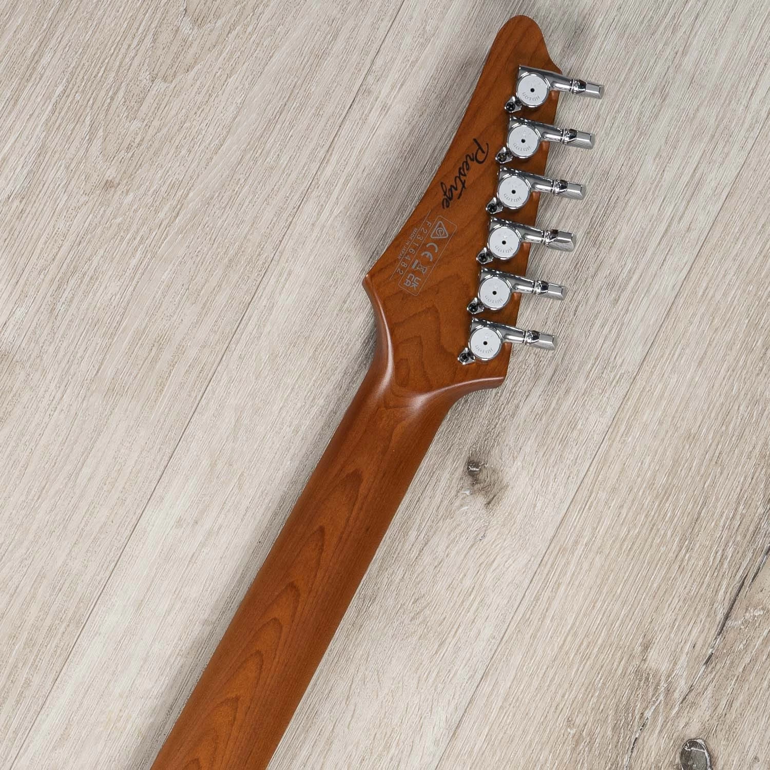 Ibanez AZ2402 AZ Prestige Guitar, Roasted Maple Fretboard, Black Flat 11 Ibanez AZ2402 AZ Prestige Guitar, Roasted Maple Fretboard, Black Flat - Image 9