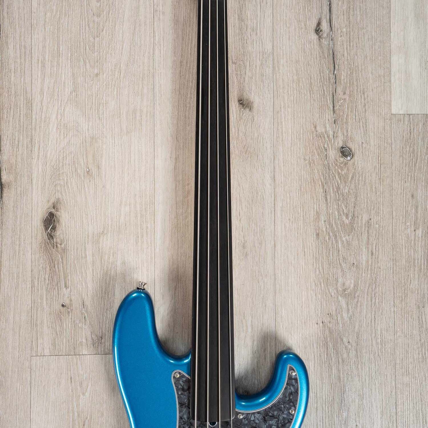 Fender Tony Franklin Fretless Precision Bass, Ebony Fretboard, Lake Placid Blue 6 Fender Tony Franklin Fretless Precision Bass, Ebony Fretboard, Lake Placid Blue - Image 4