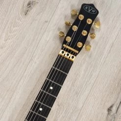 EVH Limited Edition Star Guitar, Ebony Fretboard, Satin Black -Musical Instrument Shop 20230906 dsc06576 1
