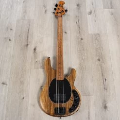 Ernie Ball Music Man BFR DarkRay Bass, Roasted Maple Fretboard, Shadow Korina -Musical Instrument Shop 20230906 dsc06651 1