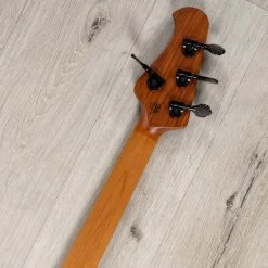 Ernie Ball Music Man BFR DarkRay Bass, Roasted Maple Fretboard, Shadow Korina -Musical Instrument Shop 20230906 dsc06663 1