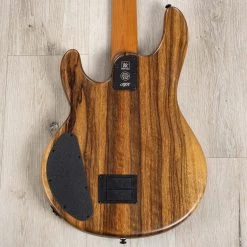 Ernie Ball Music Man BFR DarkRay Bass, Roasted Maple Fretboard, Shadow Korina -Musical Instrument Shop 20230906 dsc06669 1