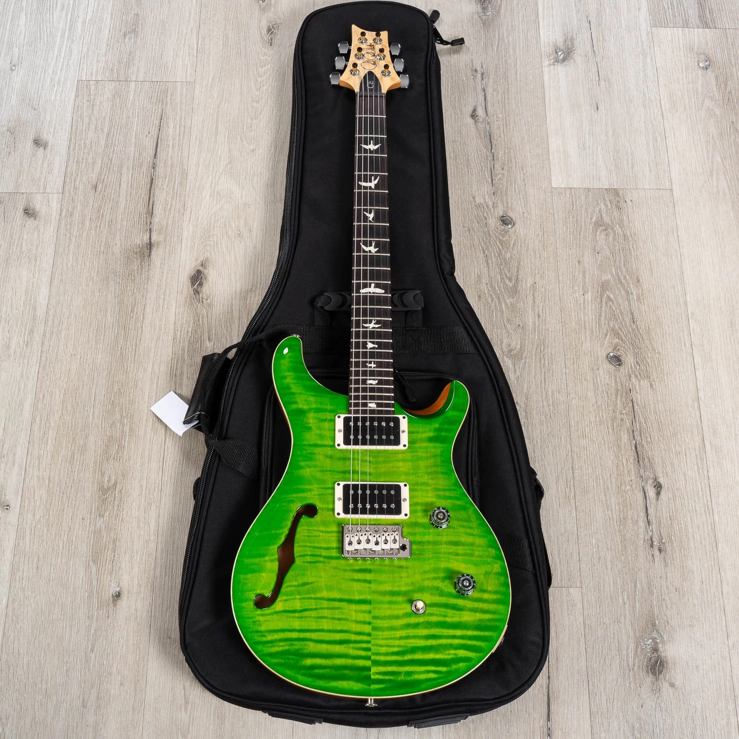 PRS Paul Reed Smith CE 24 Semi-Hollow Guitar, Rosewood Fretboard, Eriza Verde 13 PRS Paul Reed Smith CE 24 Semi-Hollow Guitar, Rosewood Fretboard, Eriza Verde - Image 11