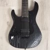 ESP LTD SN-1007HT Baritone 7-String Left-Handed Guitar, Macassar Ebony Fretboard, Black Blast -Musical Instrument Shop 20230921 dsc07714