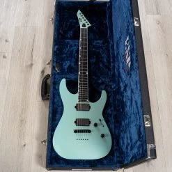ESP USA M-II NTB NT Guitar, Ebony Fretboard, EMG 81-X / 85-X Pickups, Oasis Green -Musical Instrument Shop 20230921 dsc07794