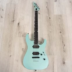 ESP USA M-II NTB NT Guitar, Ebony Fretboard, EMG 81-X / 85-X Pickups, Oasis Green -Musical Instrument Shop 20230921 dsc07796