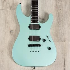 ESP USA M-II NTB NT Guitar, Ebony Fretboard, EMG 81-X / 85-X Pickups, Oasis Green