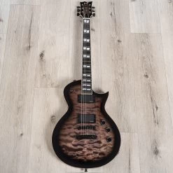 ESP USA Eclipse Guitar, Quilted Maple Top, EMG 81-X / 85-X Pickups, See Thru Black Sunburst -Musical Instrument Shop 20230921 dsc07897