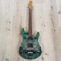 Ernie Ball Music Man BFR Steve Morse Y2D Guitar, Rosewood Fretboard, Jade Burl -Musical Instrument Shop 20230926 dsc08300