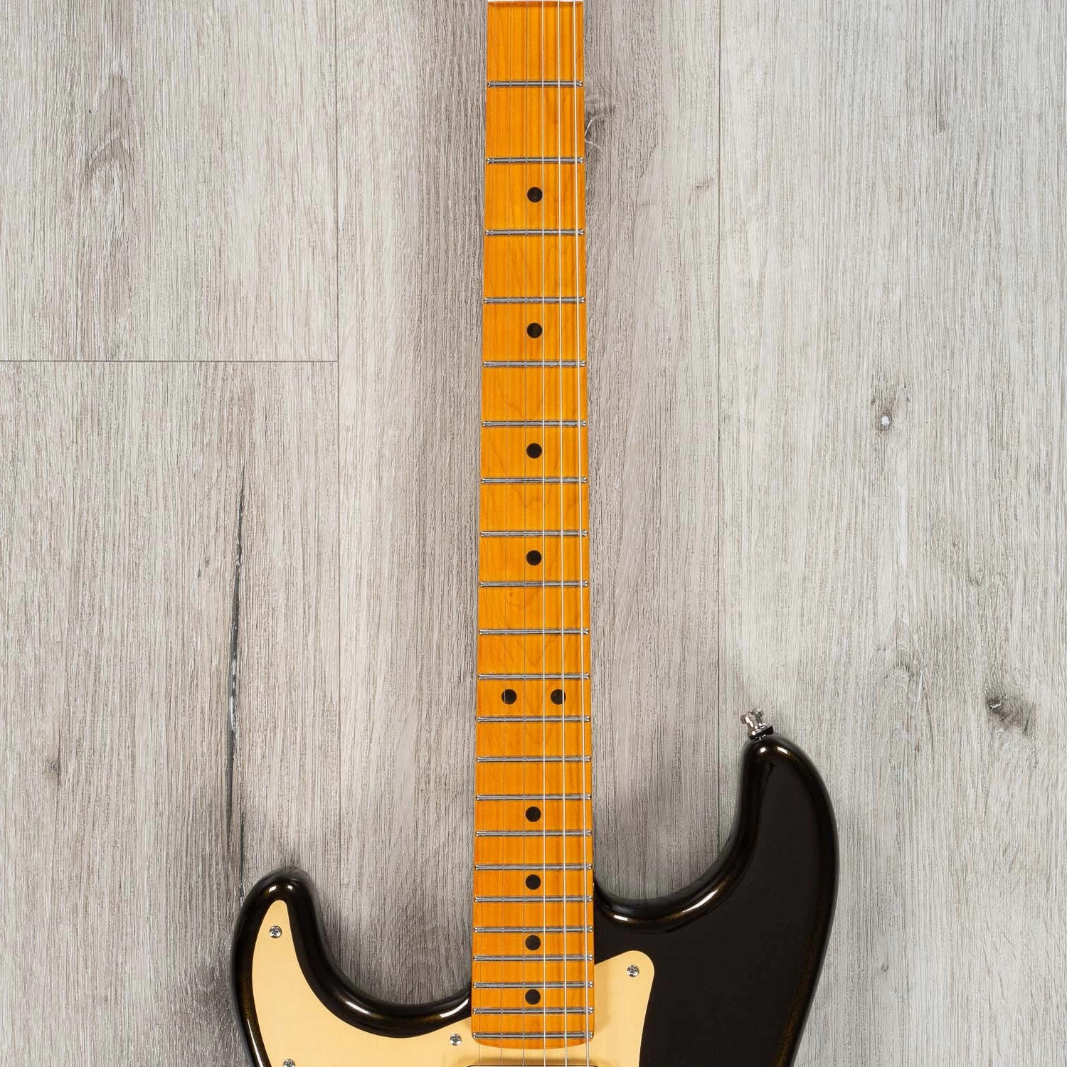 Fender American Ultra Stratocaster Left-Hand Guitar, Maple Fretboard, Texas Tea 5 Fender American Ultra Stratocaster Left-Hand Guitar, Maple Fretboard, Texas Tea - Image 3