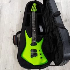 Ernie Ball Music Man Kaizen 6 Multi-Scale Guitar, Ebony Fretboard, Kryptonite -Musical Instrument Shop 20231004 dsc09240