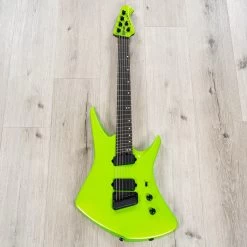 Ernie Ball Music Man Kaizen 6 Multi-Scale Guitar, Ebony Fretboard, Kryptonite -Musical Instrument Shop 20231004 dsc09243