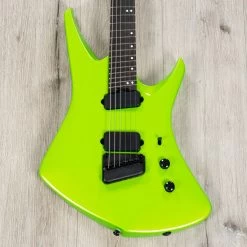 Ernie Ball Music Man Kaizen 6 Multi-Scale Guitar, Ebony Fretboard, Kryptonite
