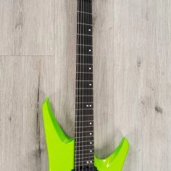 Ernie Ball Music Man Kaizen 6 Multi-Scale Guitar, Ebony Fretboard, Kryptonite -Musical Instrument Shop 20231004 dsc09254