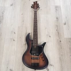 F-Bass VF5-PJ 5-String Bass, Rosewood Fretboard, Alder Body, Antique Brown Matte -Musical Instrument Shop 20231005 dsc09469