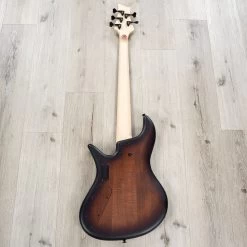 F-Bass VF5-PJ 5-String Bass, Rosewood Fretboard, Alder Body, Antique Brown Matte -Musical Instrument Shop 20231005 dsc09480
