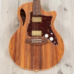 Cole Clark TL2EC-BLBL-HH True Hybrid Thinline Grand Auditorium Acoustic-Electric Guitar, Natural