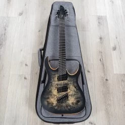 Mayones Duvell Elite VF BKP 6 Multi-Scale Guitar, Ebony Fretboard, Trans Jeans Black Burst Satine -Musical Instrument Shop 20231016 dsc00634