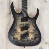 Mayones Duvell Elite VF BKP 6 Multi-Scale Guitar, Ebony Fretboard, Trans Jeans Black Burst Satine -Musical Instrument Shop 20231016 dsc00638