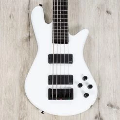 Spector NS Ethos 5 HP 5-String Bass, Ebony Fretboard, EMG 40DC, White Sparkle Gloss