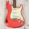 Fender Custom Shop Michael Landau 1963 Signature Stratocaster Guitar, Fiesta Red Over 3-Color Sunburst -Musical Instrument Shop 20231019 dsc01025
