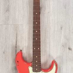 Fender Custom Shop Michael Landau 1963 Signature Stratocaster Guitar, Fiesta Red Over 3-Color Sunburst -Musical Instrument Shop 20231019 dsc01033