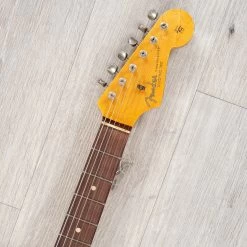 Fender Custom Shop Michael Landau 1963 Signature Stratocaster Guitar, Fiesta Red Over 3-Color Sunburst -Musical Instrument Shop 20231019 dsc01034