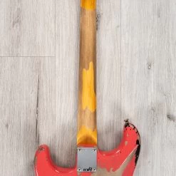 Fender Custom Shop Michael Landau 1963 Signature Stratocaster Guitar, Fiesta Red Over 3-Color Sunburst -Musical Instrument Shop 20231019 dsc01040