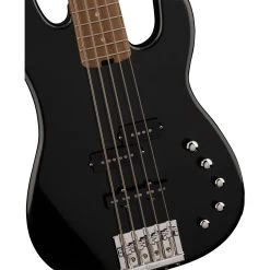 Charvel Pro-Mod San Dimas 5-String Bass PJ V, Caramelized Maple Fretboard, Metallic Black -Musical Instrument Shop 2965068595 4