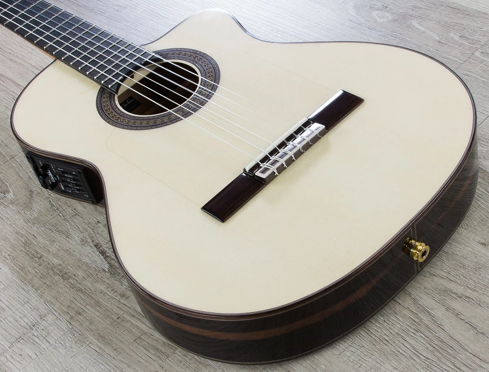 Cordoba 55FCE Negra Limited Flamenco Acoustic-Electric Guitar, Macassar Ebony Back And Sides, Fishman Electronics 5 Cordoba 55FCE Negra Limited Flamenco Acoustic-Electric Guitar, Macassar Ebony Back And Sides, Fishman Electronics - Image 3