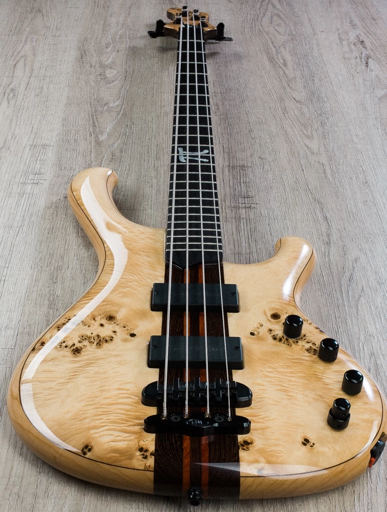 Mayones Custom Pi Bass, Wojtek Pilichowski Signature, Eye Poplar Top, Bartolini/Aguilar Electronics - Image 6