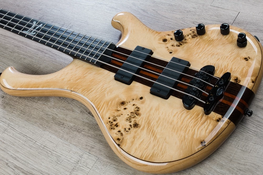 Mayones Custom Pi Bass, Wojtek Pilichowski Signature, Eye Poplar Top, Bartolini/Aguilar Electronics - Image 2