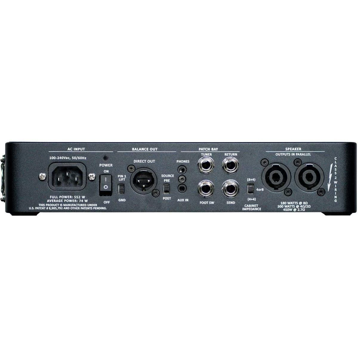 Gallien Krueger Legacy 500 Bass Guitar Amp Head, 500w 6 Gallien Krueger Legacy 500 Bass Guitar Amp Head, 500w - Image 4