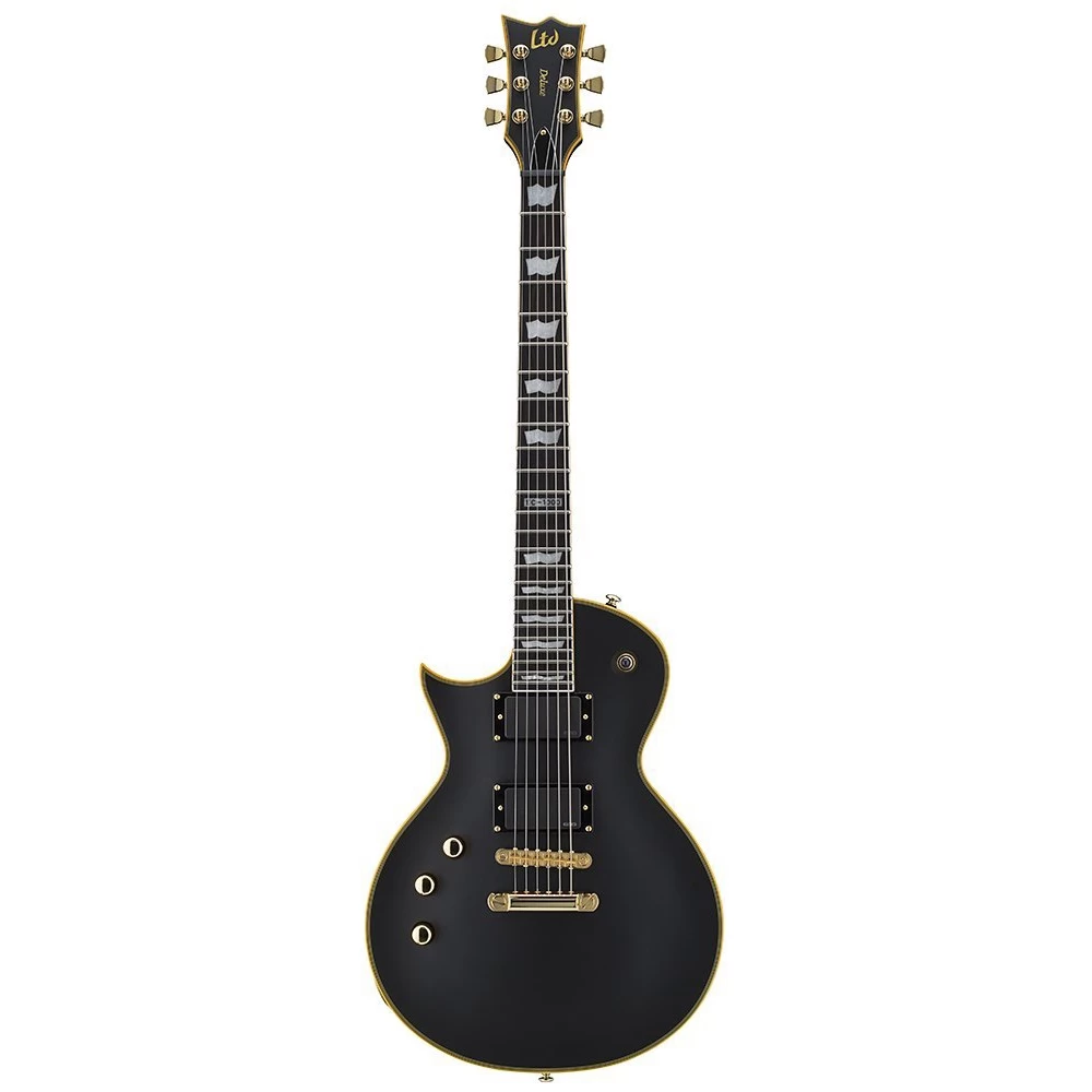 ESP LTD LEC1000VBLKLH EC-1000 Left-Handed Electric Guitar In Vintage Black 4 ESP LTD LEC1000VBLKLH EC-1000 Left-Handed Electric Guitar In Vintage Black - Image 2